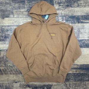 Seager Badlands Hoodie Mens Large Saddle Brown NWT western